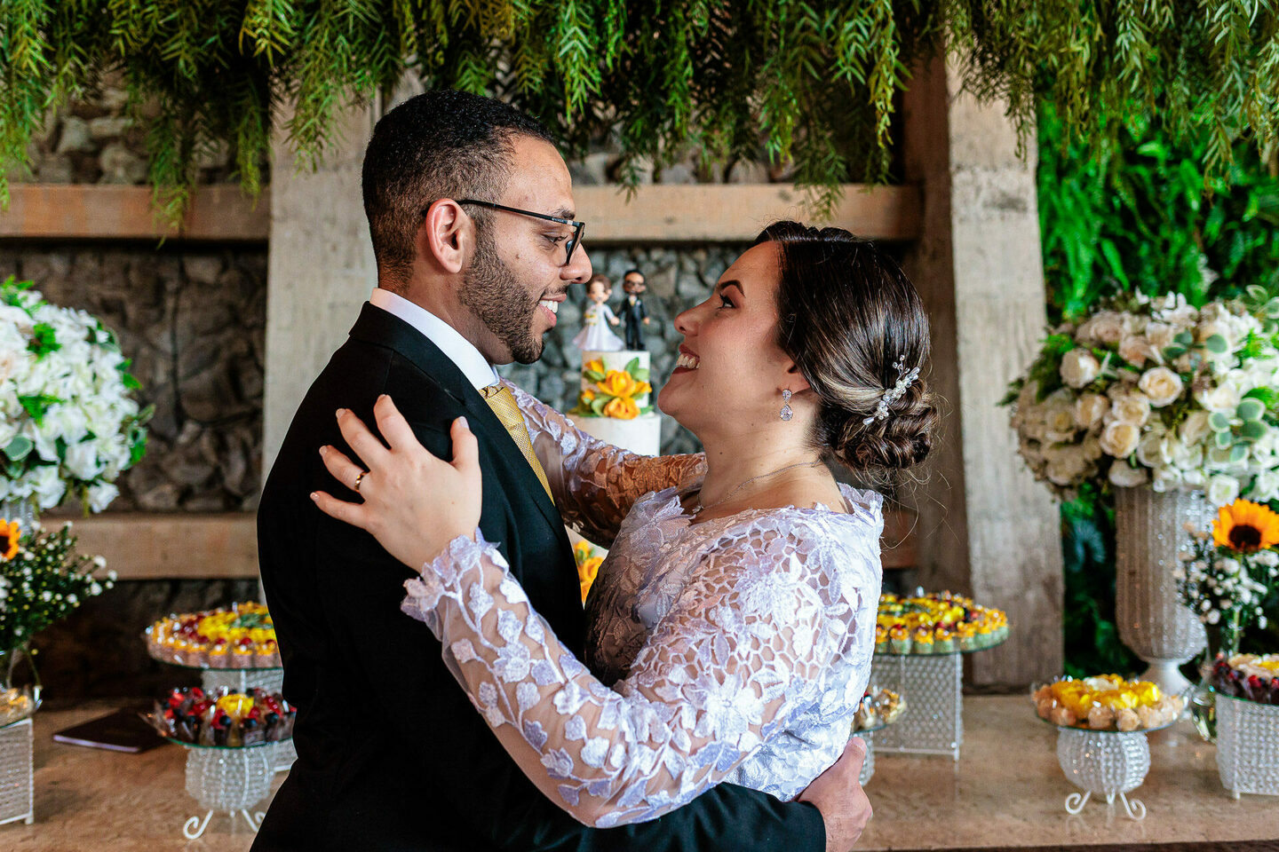 Fotos de casamento com missa na Igreja São José - Isabela e Luan